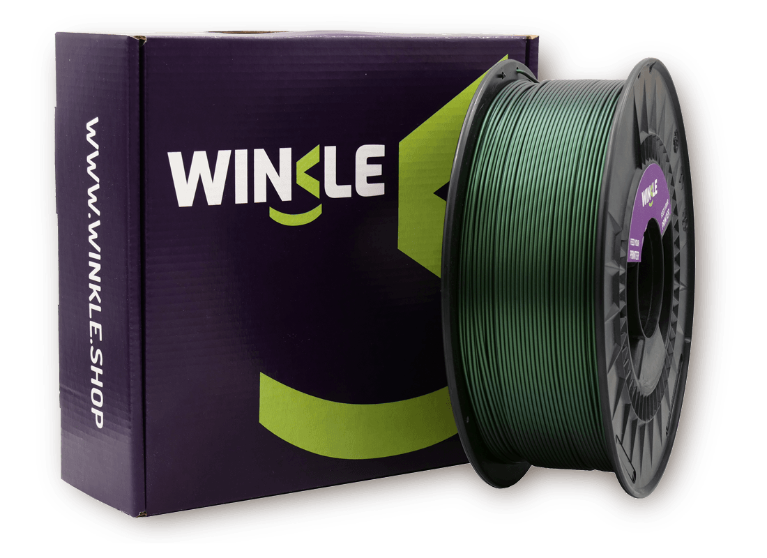 Filamento PLA verde interferencia para impresoras 3D de Winkle