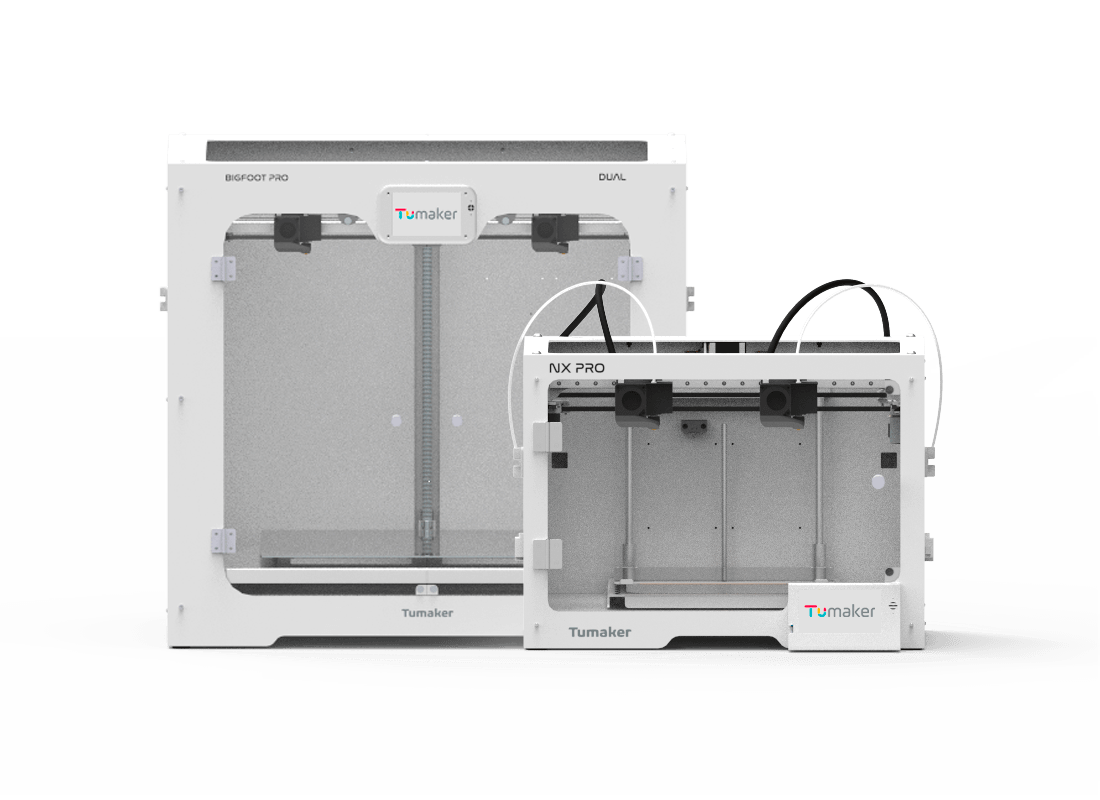 Impresoras 3D Tumaker de doble cabezal y extrusión directa