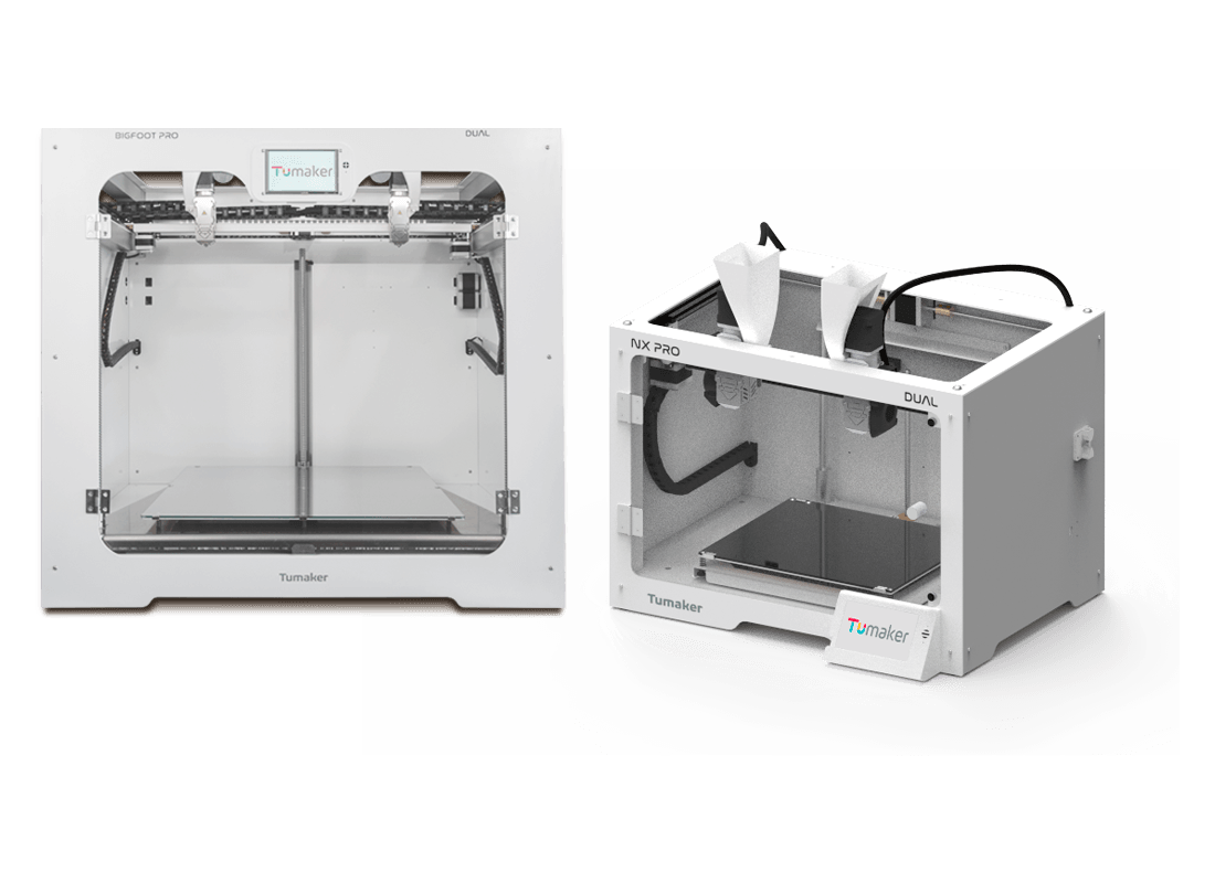 Impresoras 3D Tumaker de doble cabezal de pellets