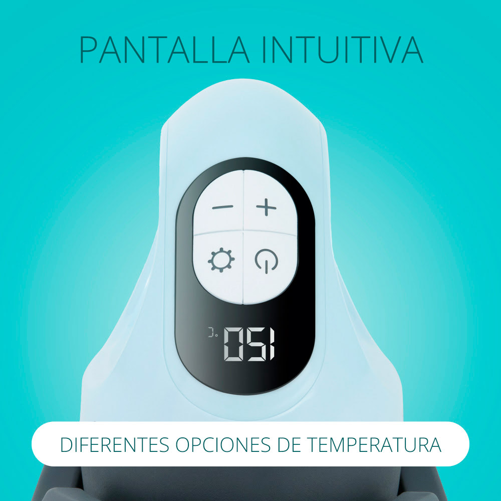 02 - ImPress Mini 3 - Heating modes - Blue - ES Características de la prensa térmica LOKLiK ImPress™ Mini 3 02