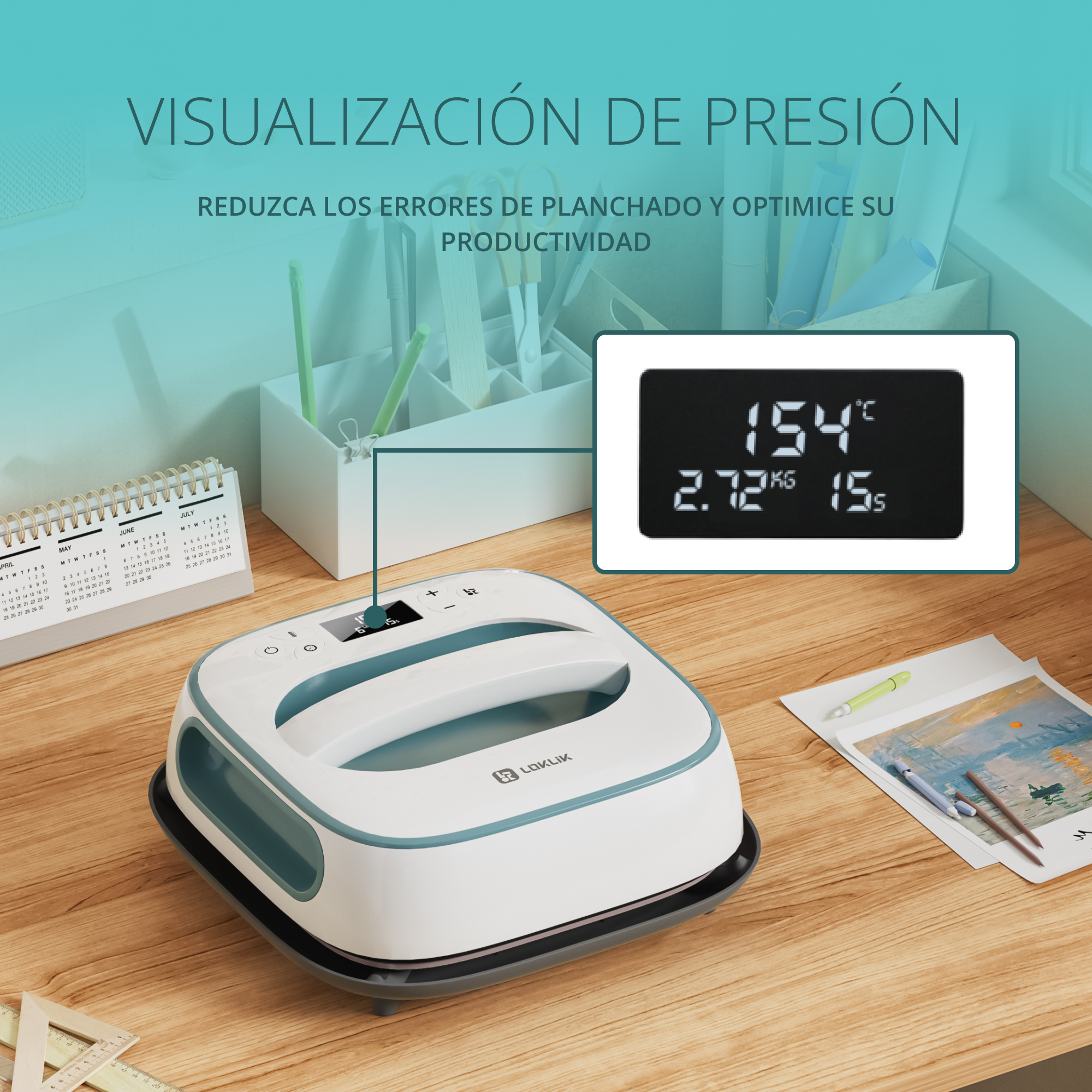 08 - Easy Heat Press - ES Características de la prensa térmica Easy Heat Press 02