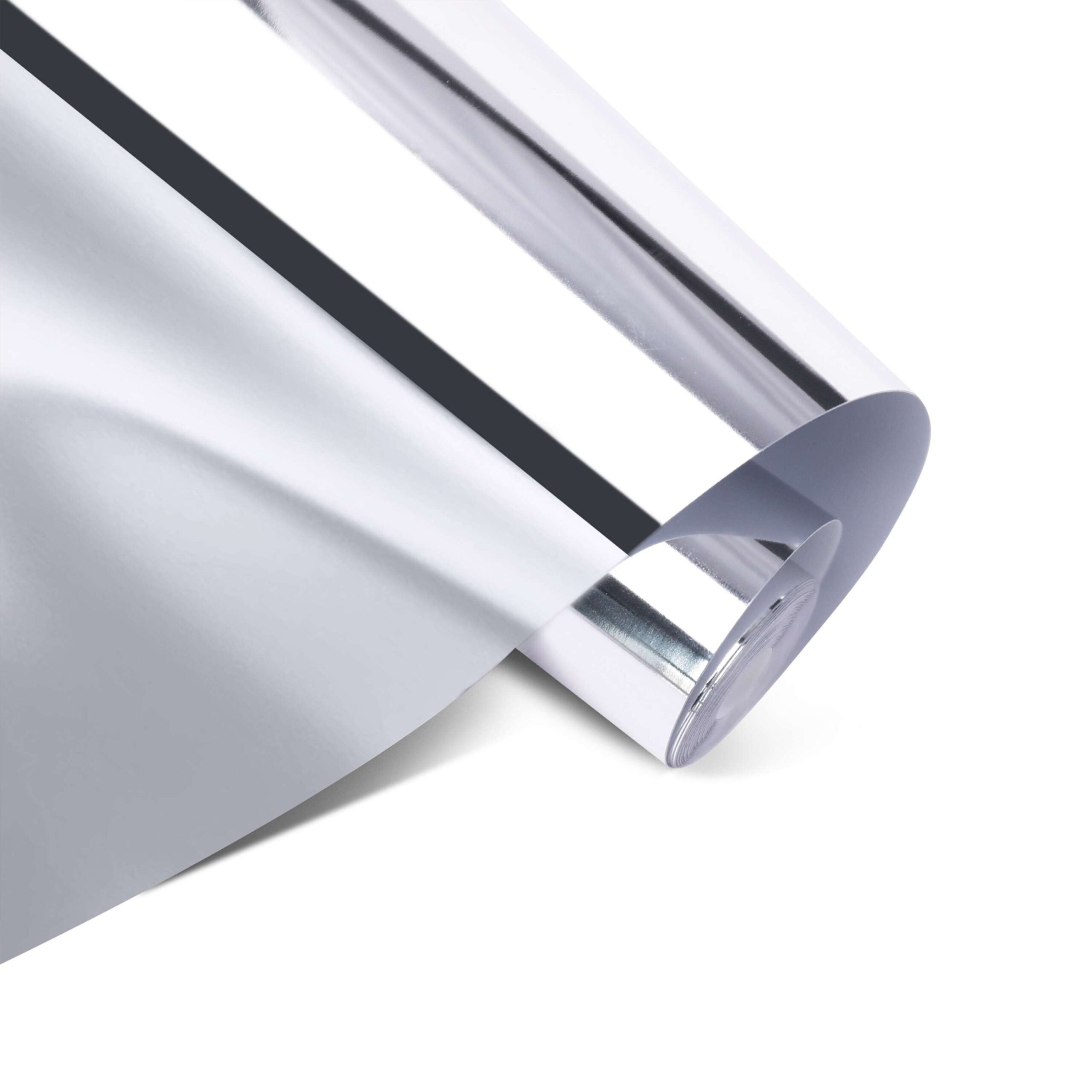 OKLiK Vinilo Adhesivo Permanente Metálico Efecto Espejo Plateado LOKLiK Vinilo Adhesivo Permanente Metálico Efecto Espejo Plateado