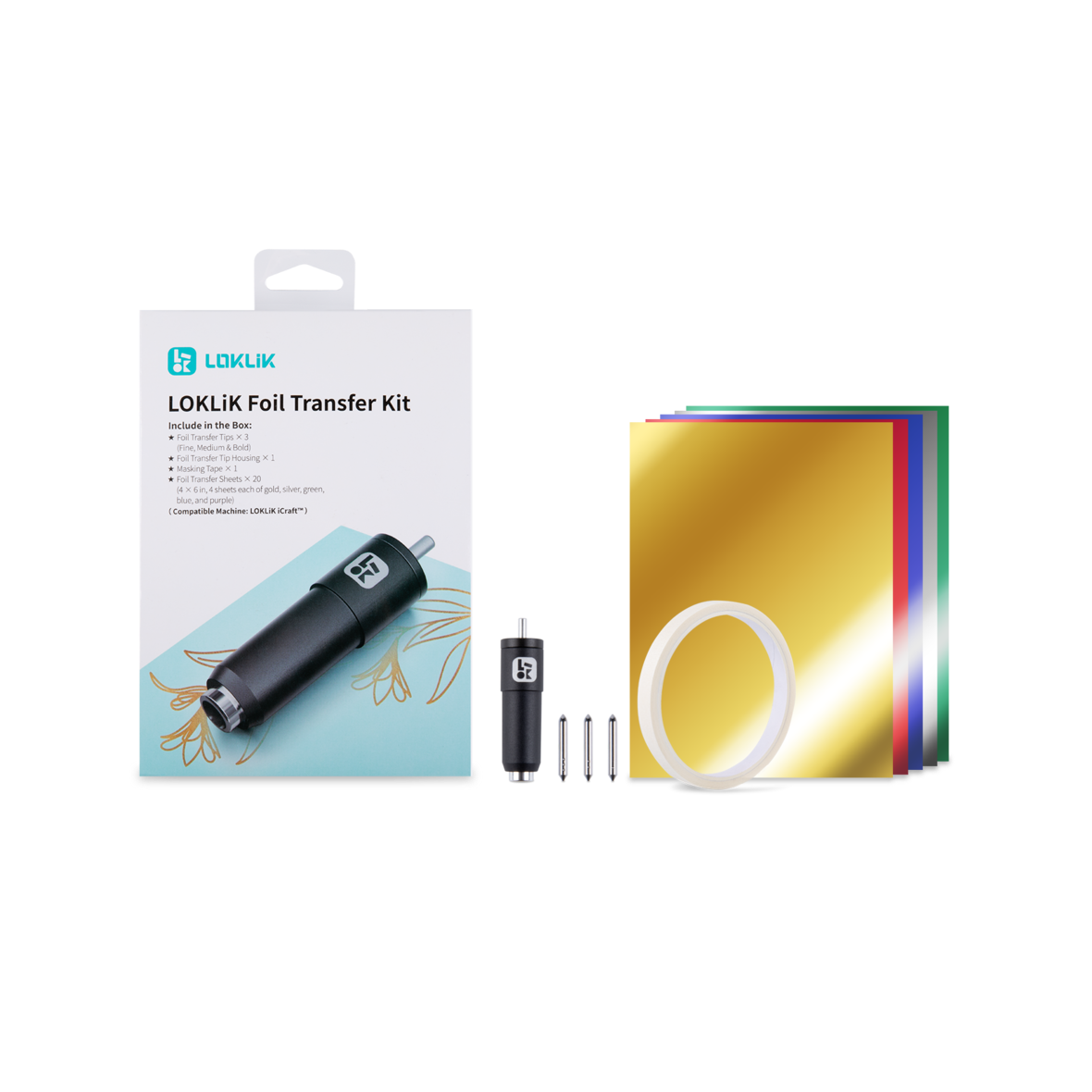 Kit de transferencia LOKLiK iCraft™ Foil Kit de transferencia LOKLiK iCraft™ Foil