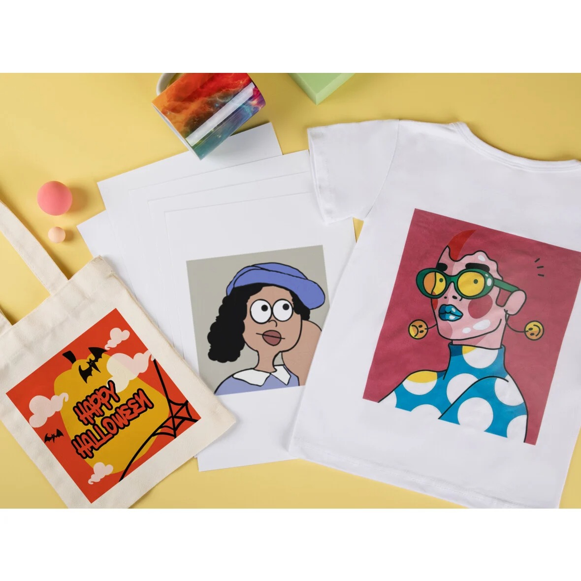 LOKLiK - Papel de papel de transferencia térmica tejidos claros LOKLiK - Papel de papel de transferencia térmica tejidos claros