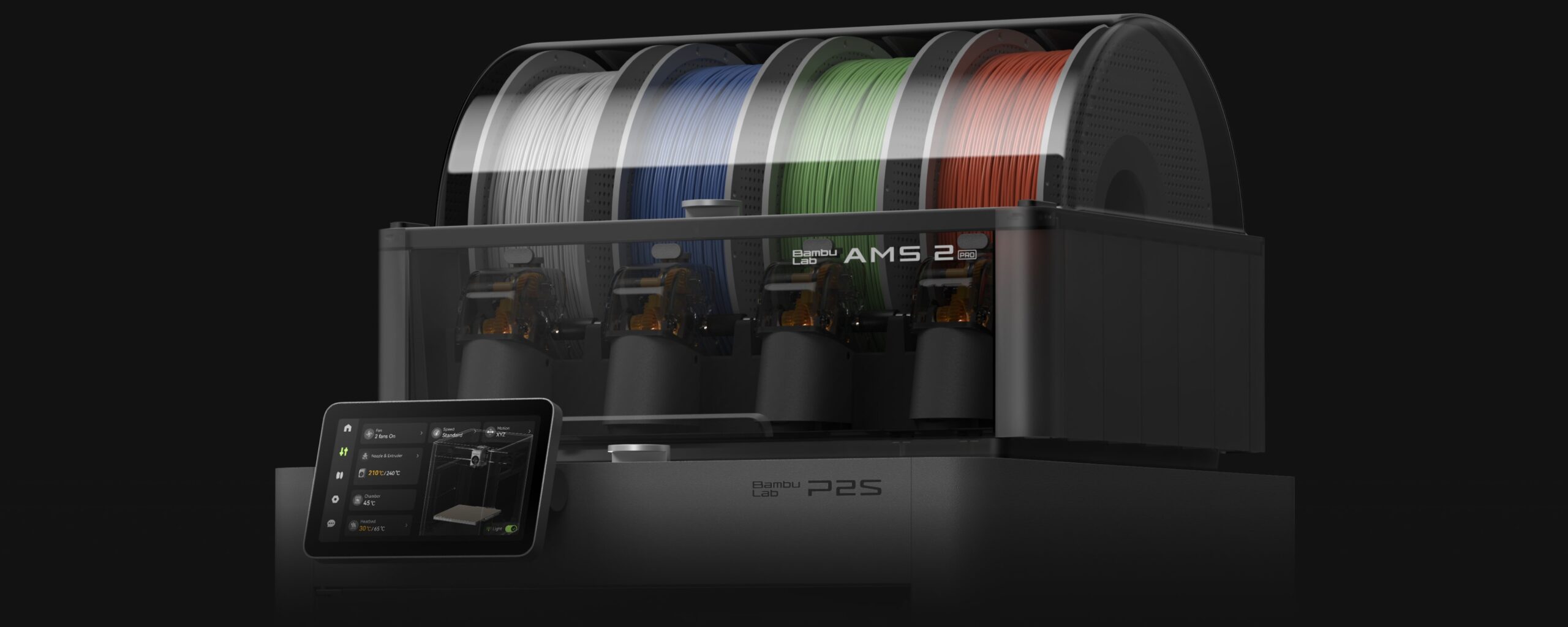 Bambu Lab P2S: AMS 2 Pro